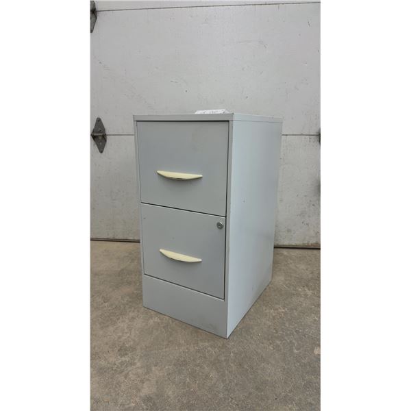 Two-Drawer Metal Filing Cabinet