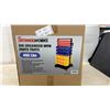 Image 1 : New StorageWorks 450 Pound Bin Organizer with 90 Parts Trays, 52” x 26” x 20 1/2”, Swivel Casters