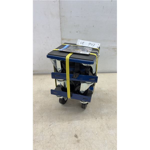 New Snowmobile Dollies, 3-Piece Set, 990 lbs Capacity, Steel Plate