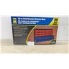 Image 1 : Power Fist 30-Piece Wall Mounted Storage Bins Set with Red and Blue Bins and Mounting Board