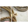 Image 5 : Four Bundles of Rope, Yellow Synthetic Tow Rope, Natural Hemp Rope