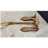 Image 2 : AMSCO Selkirk Cast Iron River Grappling Anchor with Yellow Rope