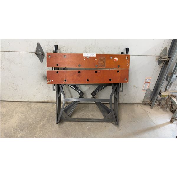 Black and Decker Workmate Portable Folding Workbench With Wooden Clamping Top