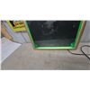 Image 3 : Lighted shadow box with Green Trim and Gold Frame, lights up. 24”×36”
