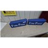 Image 1 : Two "Free Press" Newspaper Boxes, Blue Plastic, with White Lettering