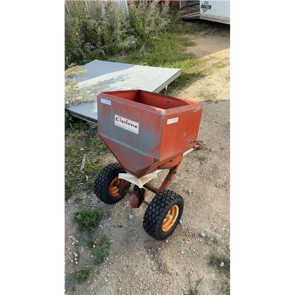 Cyclone Seeder Co. Pull-Behind Spreader, Urbana, Indiana U.S.A.