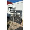 Image 1 : Two Metal Industrial Shelving Units, 7-Shelf and 4-Shelf