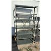 Image 4 : Two Metal Industrial Shelving Units, 7-Shelf and 4-Shelf
