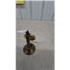 Image 5 : Elgin Desk Clock and Stand, Sub-Second Dial, Brass-Tone Case and Stand