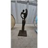 Image 5 : Electrohome "Long Life" Fan, Abstract Bronze Sculpture, and Ceramic Sailboat lamp