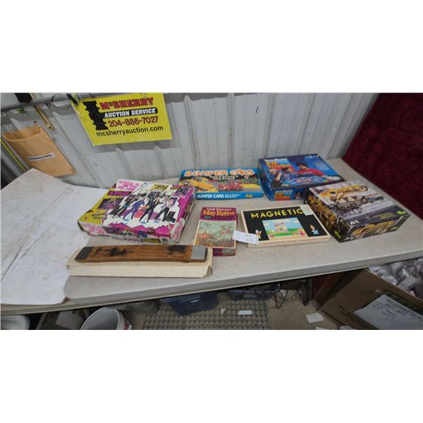 Vintage Board Games and Puzzles: View-Master 3-D Trivia Quiz and Bumper Cars