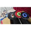 Image 2 : Collection of Vinyl Records: 45s, LPs, and empty Sleeves, Elvis Presley, John Lennon
