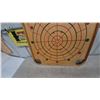 Image 7 : Vintage Carrom and Backgammon Board with Chess/Checkers and Crokinole