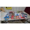 Image 1 : Baseball and Sports Memorabilia Lot: Topps Baseball Cards, True Blue, Sports Illustrated
