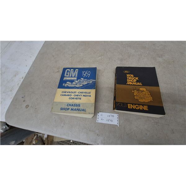 1969 GM Chevrolet Chassis Shop Manual and 1976 Ford Truck Shop Manual