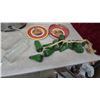 Image 2 : Bravetti Slow Cooker, 2 Glass Baking Dishes, Circus Tin Plates, and Faux Pepper Garland
