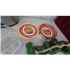 Image 3 : Bravetti Slow Cooker, 2 Glass Baking Dishes, Circus Tin Plates, and Faux Pepper Garland