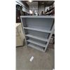 Image 4 : Rolling Metal Cabinet. 28”×19”×17” and 4-Shelf Bookcase 36”×27”×11”