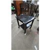 Image 2 : Black Rolling. Metal Utility Cart with Shelf, 28”×25”×23”