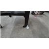 Image 4 : Black Rolling. Metal Utility Cart with Shelf, 28”×25”×23”