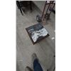 Image 4 : Cast Iron and Marble Pedestal Table,17”×17”×17”