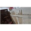 Image 10 : Old Painted Billiard Cue Rack with 12 Cues