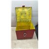 Image 3 : Plano Tackle Box, Milwaukee PACKOUT Cooler, and Red Metal Box, 10 × 11 × 9 1/2”