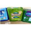 Image 4 : Four Packages of Adult Briefs: FitRight Restore, Prevail Breezers, and FitRight Ultra