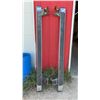 Image 6 : Pair of Aftermarket Polished Aluminum Running Boards With Hexagonal Step Pads and Mounting Brackets
