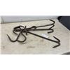 Image 1 : Collection of Hand-Forged Heavy-Duty Metal Grappling, Drag, Meat Hooks