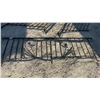 Image 2 : Assorted Wrought Iron Railings: Decorative Panel, 2 Stair Railings, 2 Straight Panels