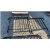 Image 5 : Assorted Wrought Iron Railings: Decorative Panel, 2 Stair Railings, 2 Straight Panels