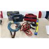 Image 1 : MVP 5-in-1 Inflator/Deflator Air Compressor, Bridgestone Jumper Cables and Bag, Michelin Wiper