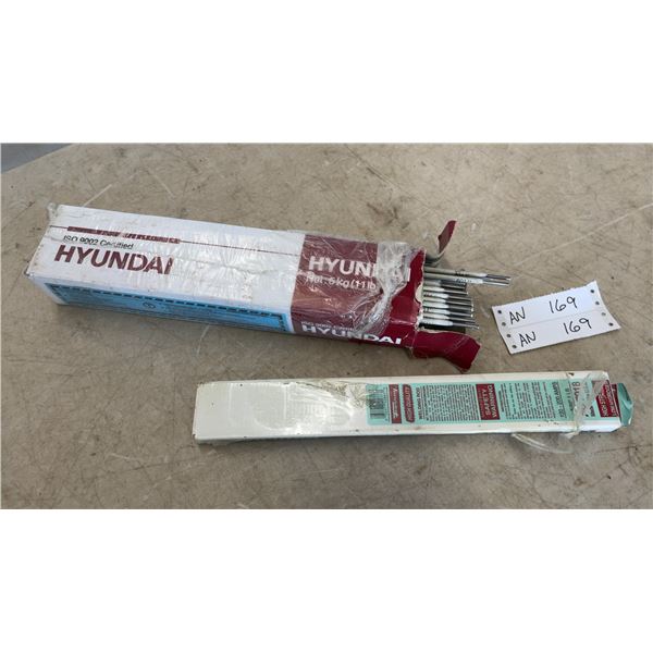 Hyundai and Forney Welding Rods: Hyundai ISO 9002 Certified 5 kg (11 lb) 6011 Rods and Forney AC