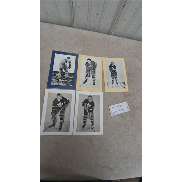 Vintage Toronto Maple Leafs Hockey Player. Beehive Photos: Ted Toles, Howie Meeker, Bob Pulford