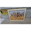 Image 1 : Framed Print of Native American Horsemen by Michael Gentry, with COA