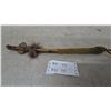 Image 3 : First Nations-Style Wood and Fur Tomahawk with Stone and Leather Wrap