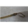 Image 4 : First Nations-Style Wood and Fur Tomahawk with Stone and Leather Wrap