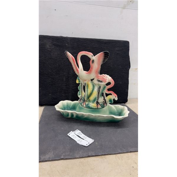 Vintage 1957 Lane and Co Mid-Century TV Lamp, Flamingo Bird Design, Van Nuys California