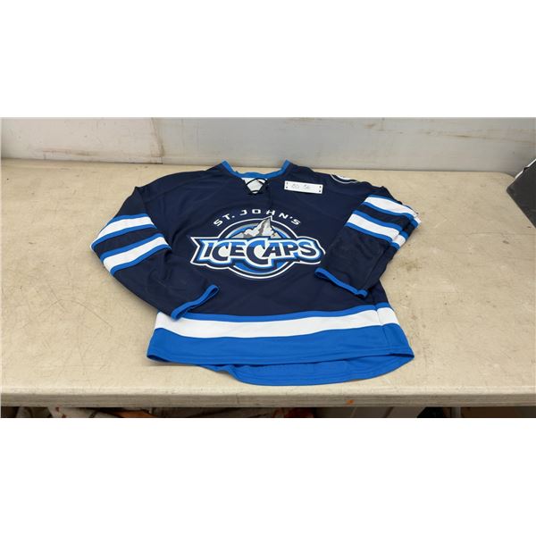 Vintage Winnipeg Jets/St. John's Ice Caps Reebok AHL Hockey Jersey, Men's Small