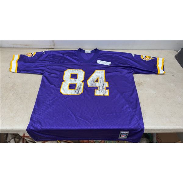 Vintage Minnesota Vikings Randy Moss Reebok Men's XL NFL Football Jersey