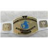 Image 5 : 2 Vintage WWE Wrestling Belts and Large Lot of AWA Wrestling Badges: Hogan, Mad Dog