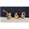 Image 5 : Large Lot of Hummel Goebel Germany Figures, Lamp, Bells in Box, Plates, Books