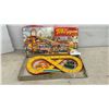 Image 1 : Vintage 1950s Schuco West German Tin Toy "Toboggan" Roller Coaster with Wind-Up Cars, in Box