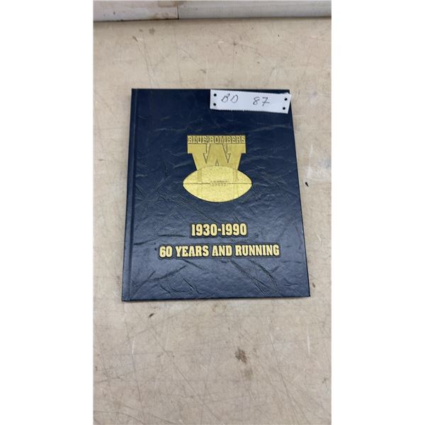 Rare Vintage Winnipeg Blue Bombers Limited Edition 1775/2000 Hardcover History Book