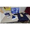 Image 1 : Grey Cup #FOR THE W Sign, Winnipeg Blue Bombers #9 Jersey, and Santa Hat