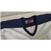 Image 3 : SP H.W. Sellers #33 Hockey Jersey, White and Navy Blue with Gold Accents, Size TG/XL