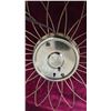 Image 4 : Mid-Century Modern Sunburst Wall Clock, Model No. 60, and Power Cord. 15” diameter. Working