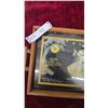 Image 3 : Art Deco Painted Glass Tray with Handles, Depicting a Dancer and Moonlit Scene