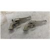 Image 2 : Wooden Gun, Plastic Gun, and 2 Cap Guns, One Cap Gun Missing Hammer